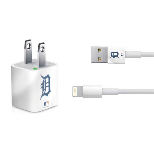MLB Detroit Tigers Home Jersey iPhone Charger (5W USB) Skin