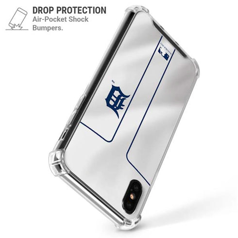 MLB Detroit Tigers Home Jersey iPhone XS Max Clear Case