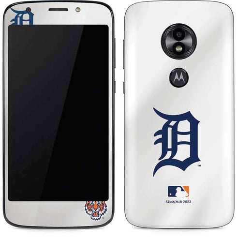 MLB Detroit Tigers Home Jersey Moto E5 Play Skin
