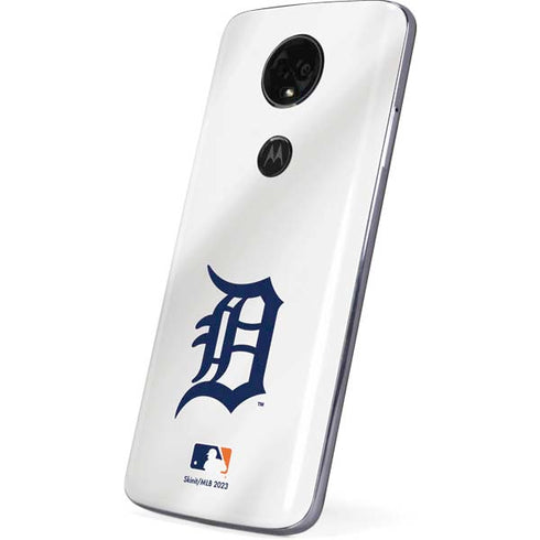 MLB Detroit Tigers Home Jersey Moto E5 Plus Skin