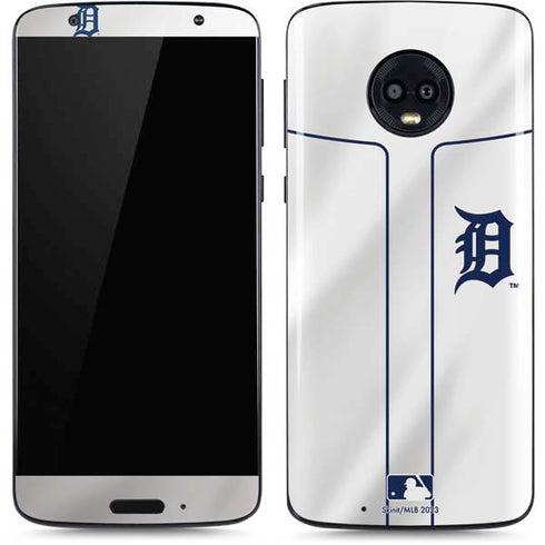 MLB Detroit Tigers Home Jersey Moto G6 Skin