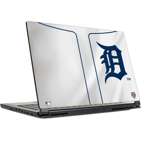 MLB Detroit Tigers Home Jersey MSI GS65 Stealth Laptop Skin