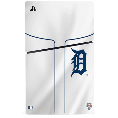 MLB Detroit Tigers Home Jersey PS5 Slim Digital Edition Bundle Skin
