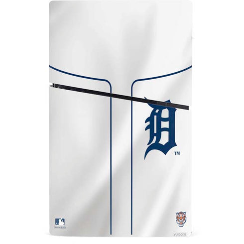 MLB Detroit Tigers Home Jersey PS5 Slim Digital Edition Bundle Skin