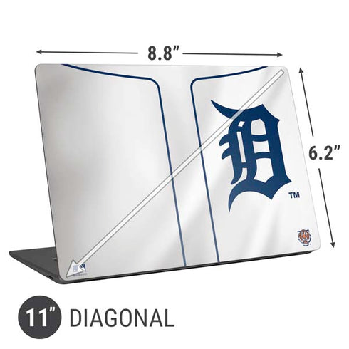 MLB Detroit Tigers Home Jersey Universal Laptop 11in (8.8 x 6.2in) Skin