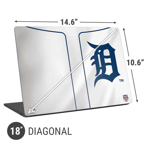 MLB Detroit Tigers Home Jersey Universal Laptop 18in (14.6 x 10.6in) Skin