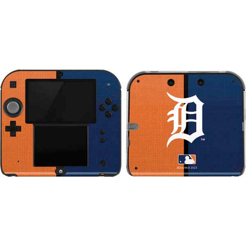 MLB Detroit Tigers Split Nintendo 2DS Skin