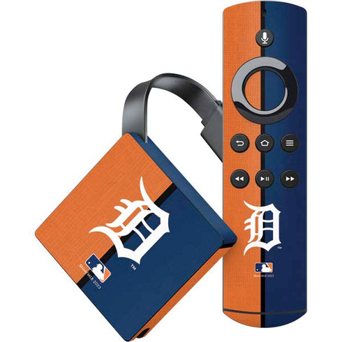 MLB Detroit Tigers Split Amazon Fire TV Skin