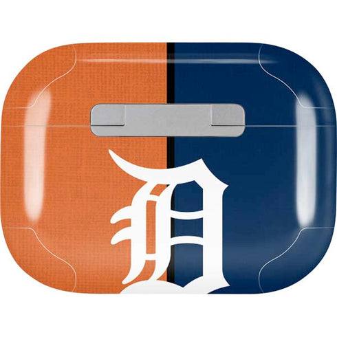 MLB Detroit Tigers Split Apple AirPods Pro Skin