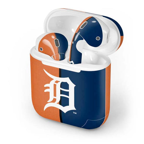 MLB Detroit Tigers Split Apple AirPods Skin