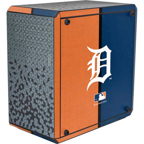 MLB Detroit Tigers Split Cooler Master MasterBox Q300L Mini Tower Skin