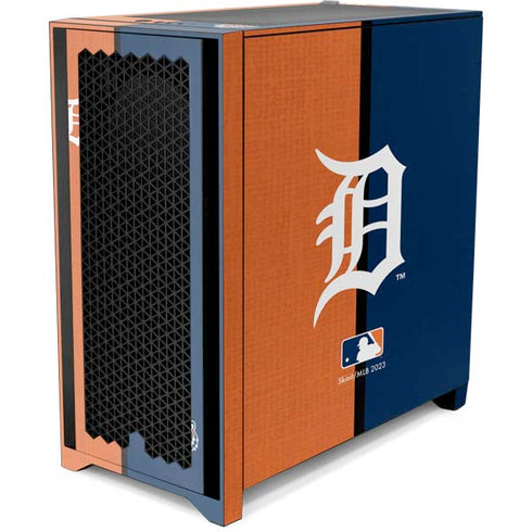 MLB Detroit Tigers Split Corsair 4000D Tempered Glass Mid-Tower ATX Case Skin