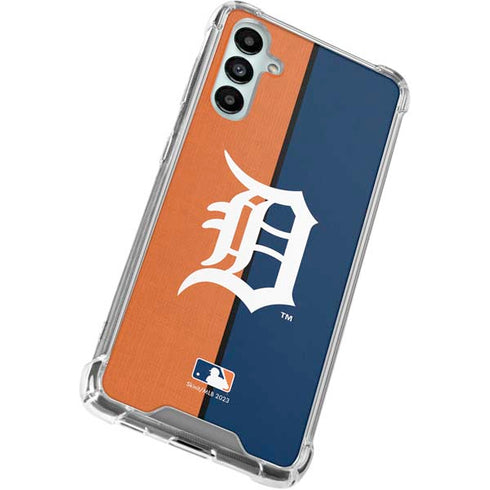 MLB Detroit Tigers Split Galaxy A15 5G Clear Case
