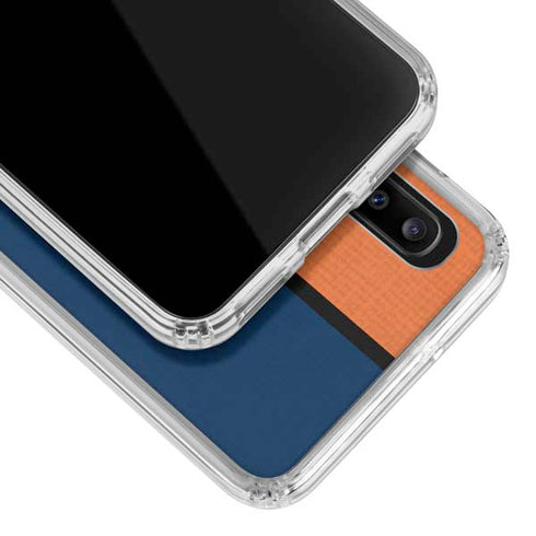 MLB Detroit Tigers Split Galaxy A20 Clear Case