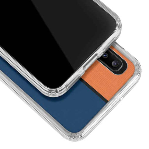MLB Detroit Tigers Split Galaxy A30 Clear Case