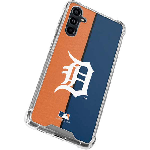 MLB Detroit Tigers Split Galaxy A54 5G Clear Case