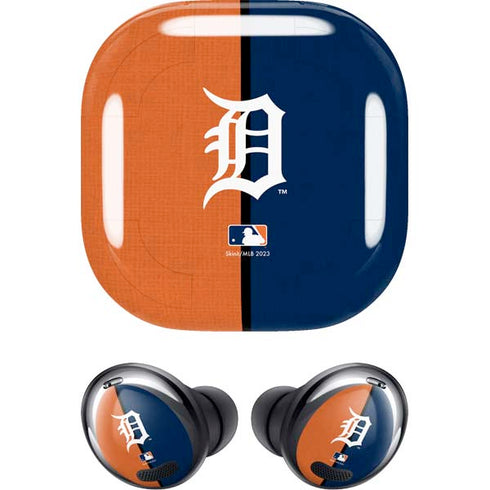 MLB Detroit Tigers Split Galaxy Buds Pro Skin