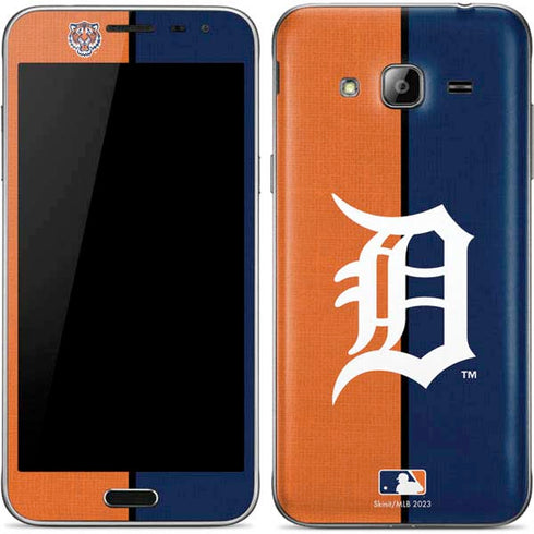 MLB Detroit Tigers Split Galaxy J3 Skin