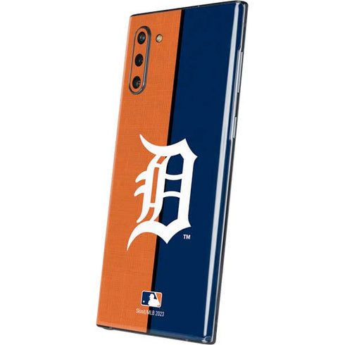 MLB Detroit Tigers Split Galaxy Note 10 Skin