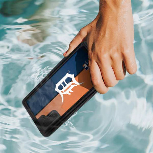 MLB Detroit Tigers Split Galaxy Note 10 Waterproof Case