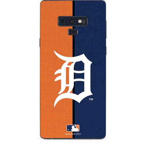 MLB Detroit Tigers Split Galaxy Note 9 Skin
