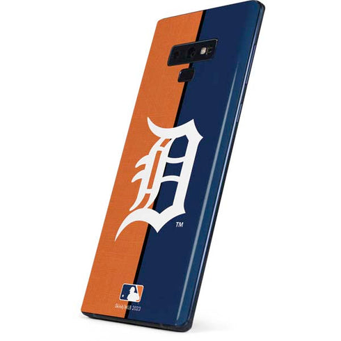 MLB Detroit Tigers Split Galaxy Note 9 Skin