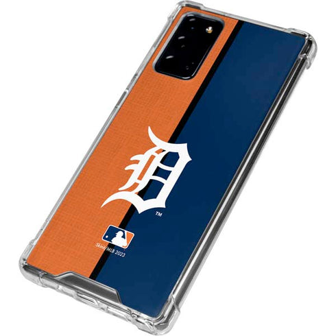 MLB Detroit Tigers Split Galaxy Note20 5G Clear Case