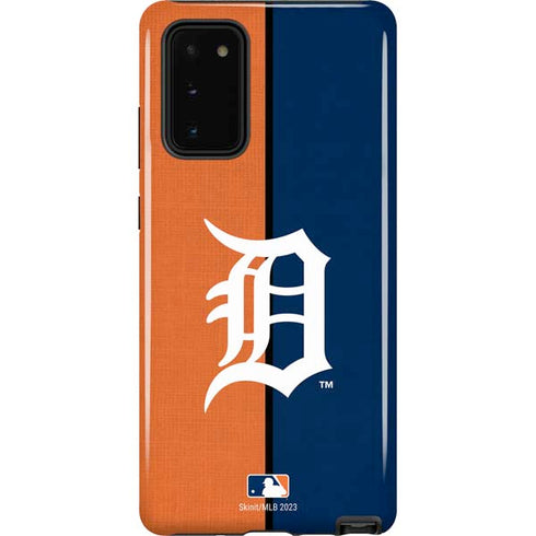 MLB Detroit Tigers Split Galaxy Note20 5G Pro Case