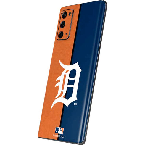 MLB Detroit Tigers Split Galaxy Note20 5G Skin