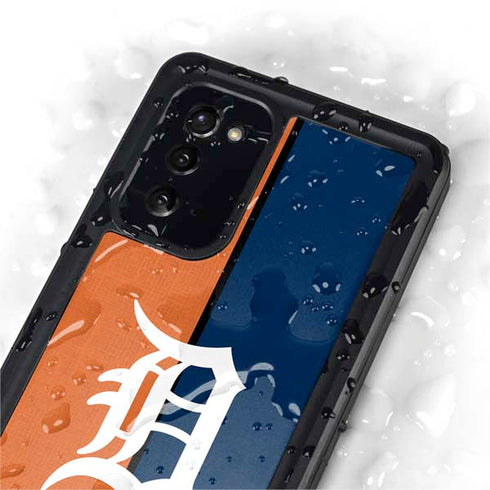 MLB Detroit Tigers Split Galaxy Note20 5G Waterproof Case