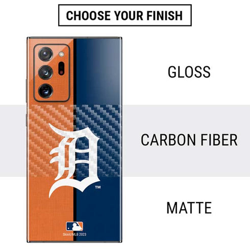 MLB Detroit Tigers Split Galaxy Note20 Ultra 5G Skin