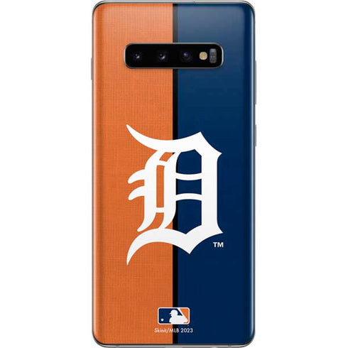 MLB Detroit Tigers Split Galaxy S10 Plus Skin