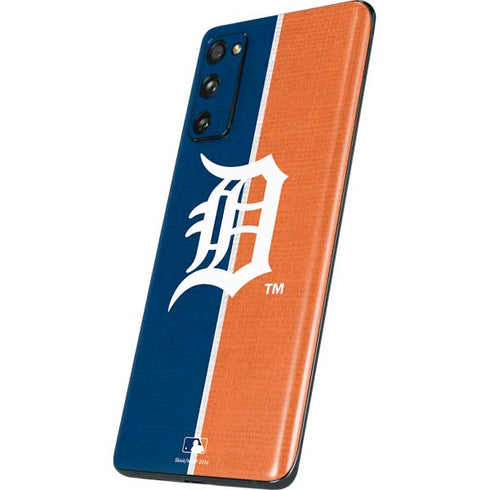 MLB Detroit Tigers Split Galaxy S20 Fan Edition Skin