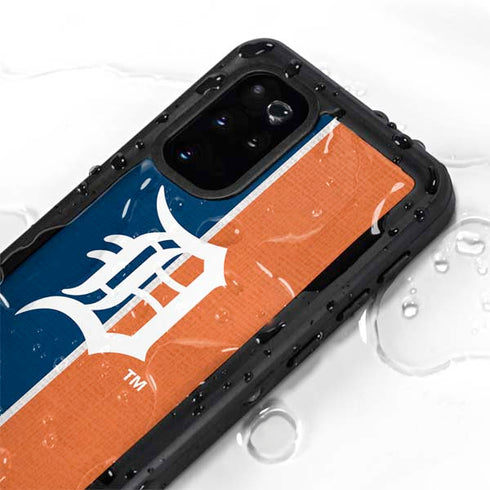 MLB Detroit Tigers Split Galaxy S20 Plus Waterproof Case