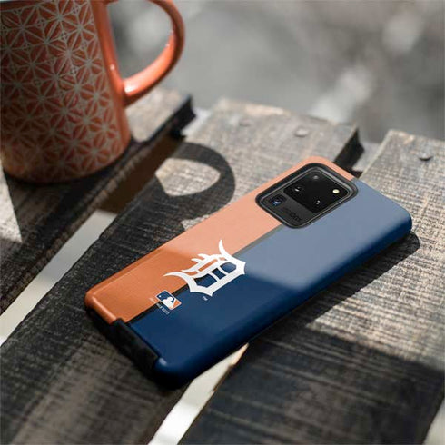 MLB Detroit Tigers Split Galaxy S20 Ultra 5G Pro Case