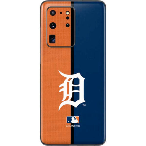 MLB Detroit Tigers Split Galaxy S20 Ultra 5G Skin