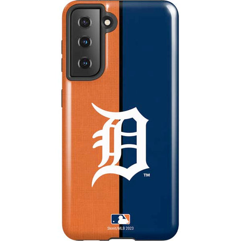 MLB Detroit Tigers Split Galaxy S21 5G Pro Case