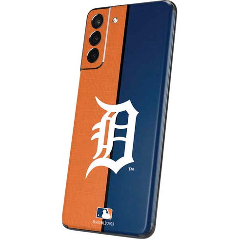 MLB Detroit Tigers Split Galaxy S21 Plus 5G Skin