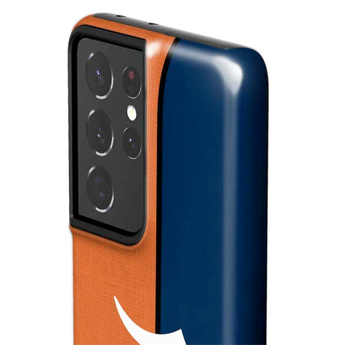 MLB Detroit Tigers Split Galaxy S21 Ultra 5G Pro Case