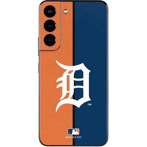 MLB Detroit Tigers Split Galaxy S22 Skin