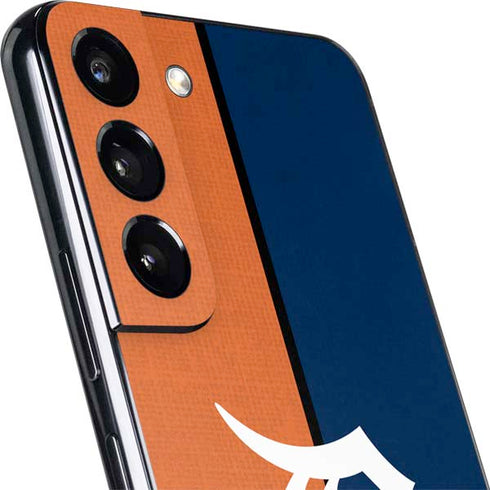 MLB Detroit Tigers Split Galaxy S22 Skin
