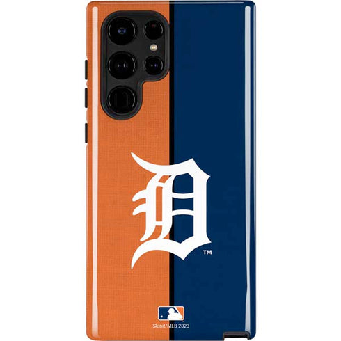 MLB Detroit Tigers Split Galaxy S22 Ultra Pro Case