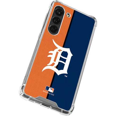 MLB Detroit Tigers Split Galaxy S23 Clear Case