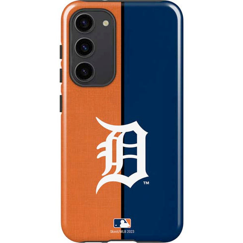 MLB Detroit Tigers Split Galaxy S23 Plus Pro Case