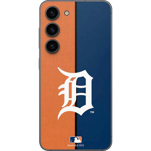 MLB Detroit Tigers Split Galaxy S23 Skin