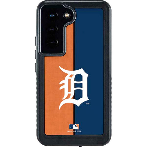 MLB Detroit Tigers Split Galaxy S23 Waterproof Case