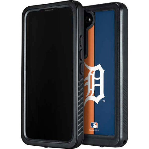 MLB Detroit Tigers Split Galaxy S23 Waterproof Case