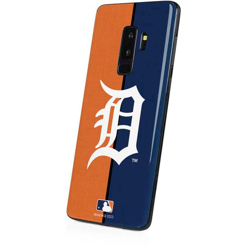 MLB Detroit Tigers Split Galaxy S9 Plus Skin