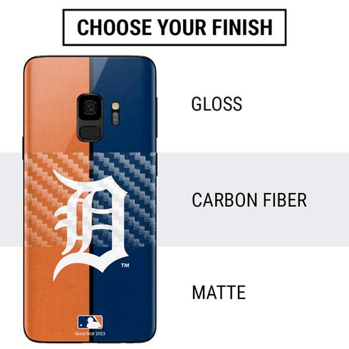 MLB Detroit Tigers Split Galaxy S9 Skin