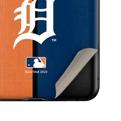 MLB Detroit Tigers Split Galaxy Z Flip Skin